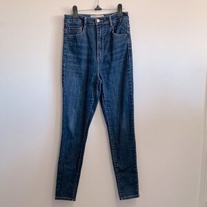 Garage Women's Skinny Jeans - Dark Blue